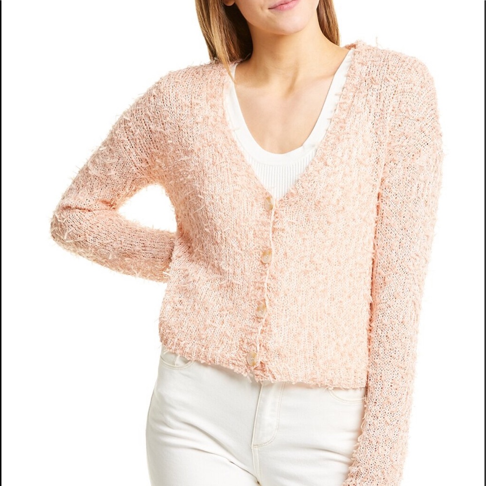 Nwt very J cropped cardigan m